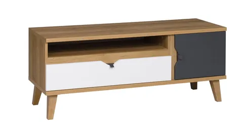 Szafka RTV młodzieżowa 120 cm do pokoju MEMONE M-08