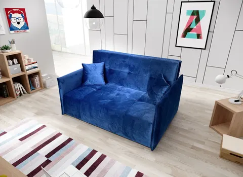 Sofa VITON 3-osobowa Granatowa Amerykanka