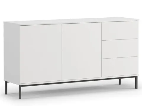 Komoda QUERTY QT-01 Biała LOFT 150 Nowoczesna Do Salonu Pokoju
