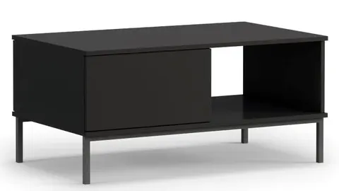 Stolik kawowy QUERTY Czarny LOFT Nowoczesny Do Salonu Pokoju QT-02