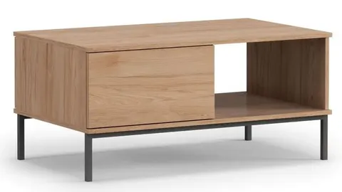 Stolik kawowy QUERTY Dąb Naturalny LOFT Nowoczesny Do Salonu Pokoju QT-02