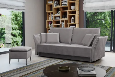 Sofa BREGI 3-osobowa z Funkcją Spania Sprężyny Bonell Do Salonu