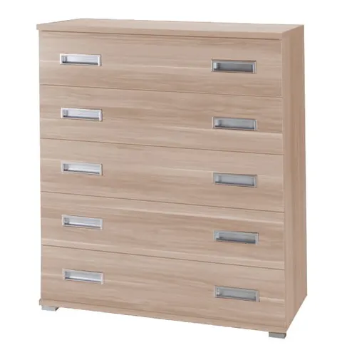 Komoda PENELOPA P01 Szerokość: 100 cm Dąb Sonoma 5-Szuflad