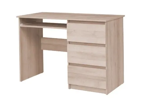 Biurko COSMO C09 Szerokość 110 cm Dąb Sonoma Do Pokoju Młodzieżowe 3-Szuflady