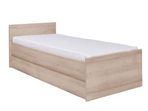 Łóżko COSMO C15 Powierzchnia Spania 90 x 200 cm Dąb Sonoma Młodzieżowe Do Pokoju