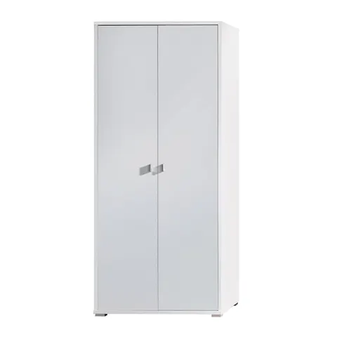 Szafa ANTER A-05 Dwudrzwiowa Garderoba Biała Szerokość 85 cm