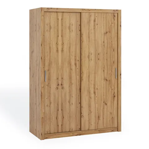 Szafa Przesuwna Dąb Artisan 150 cm Do Sypialni 2-drzwiowa BONO BO-08
