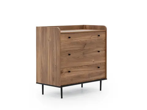 Komoda VASINA 2 VS-02 Nowoczesna Do Salonu Styl Loft 3-Szuflady Szerokość 90 cm