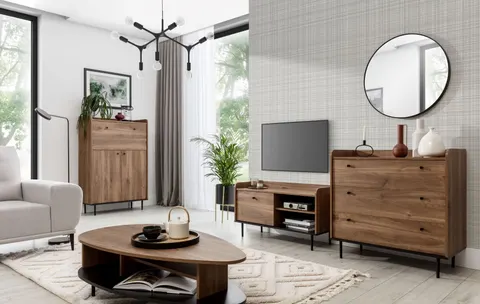 Zestaw Mebli Do Salonu VASINA Nowoczesny Styl Loft