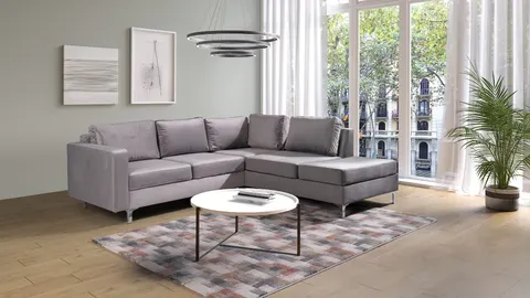 Narożnik ORLANDO Velvet Do Salonu Szary