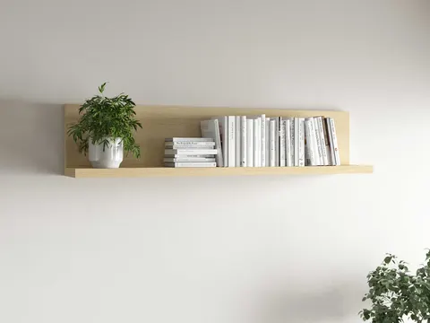 Półka Wisząca BOTA Szerokość 150 cm Dąb Lindberg Helvetia Meble 24LEFG01