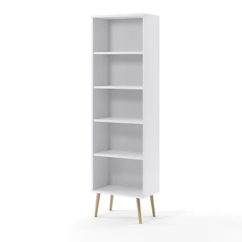 Regał BALI Do Salonu BOHO Szerokość 46 cm Biały