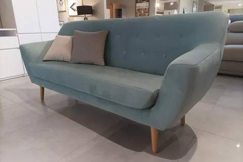 Sofa LUXEMBURG Dwuosobowa Do Salonu Kanapa Styl Skandynawski