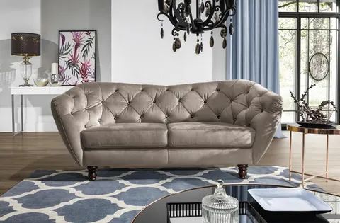 Pikowana Sofa 1 WENECJA 190 cm Dwuosobowa do Salonu