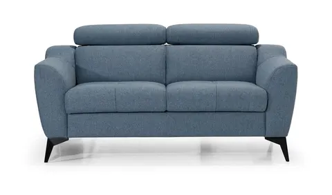 Trzyosobowa Sofa PESCARA 221 cm z Regulowanymi Zagłówkami do Salonu