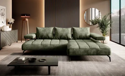 Narożnik MONTELLA MINI Funkcja RELAX Do Salonu Styl LOFT