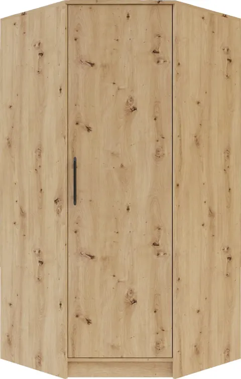 Szafa Smart Narożna Garderoba Szerokość 95 cm dąb aristan Meblar SR4