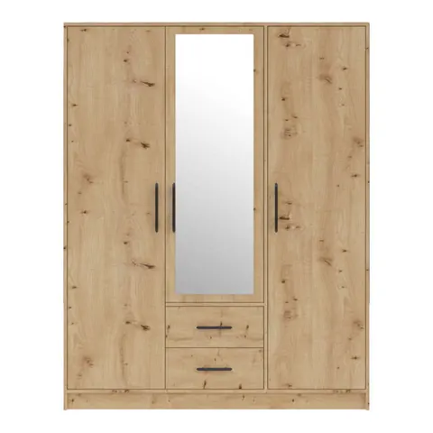 Szafa Smart z lustrem Szerokość 150 cm Dąb Artisan Meblar SRL2