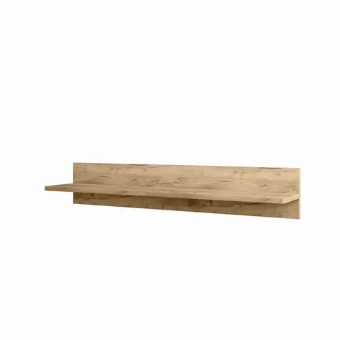 Półka Wisząca BALI Szerokość 90 cm Dąb Craft Złoty BOHO