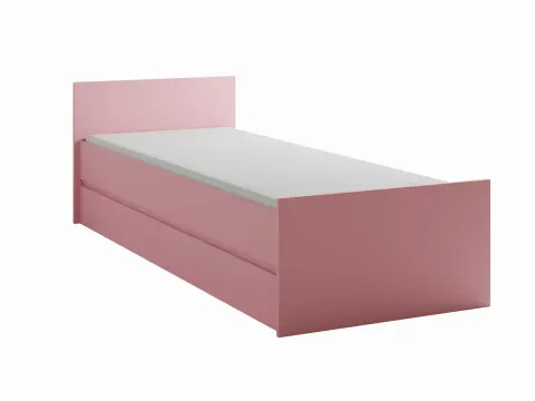 Łóżko COSMO C08 Powierzchnia Spania 80 x 200 cm Różowe Młodzieżowe Do Pokoju