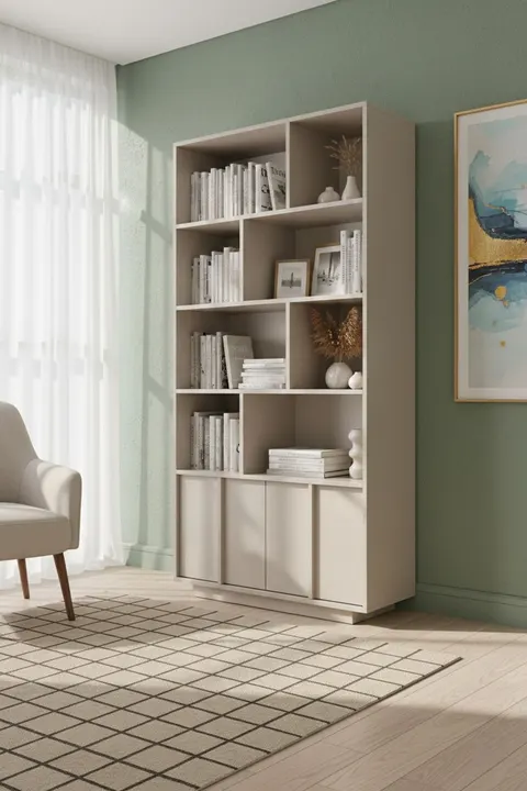 Regał Kaszmirowy 90 cm do Salonu LINEA LA-3