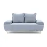 Nowoczesna Rozkładana Sofa z Funkcją Spania na Nóżkach APARI Niebieska