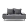 Nowoczesna Rozkładana Sofa z Funkcją Spania na Nóżkach APARI Szara