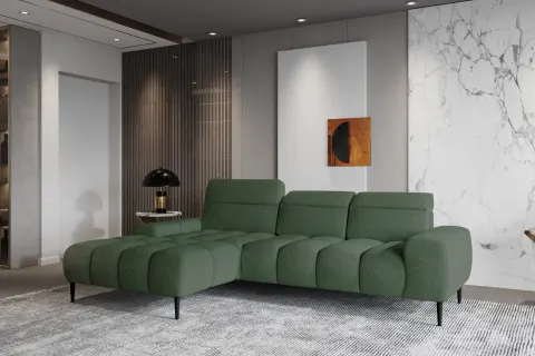 Nowoczesny Narożnik z Funkcją Relax Do Salonu GIANO S