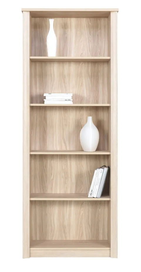 Regał FINEZJA F1 Szeroki 80 cm Wysoki 202 cm Dąb Sonoma Do Salonu