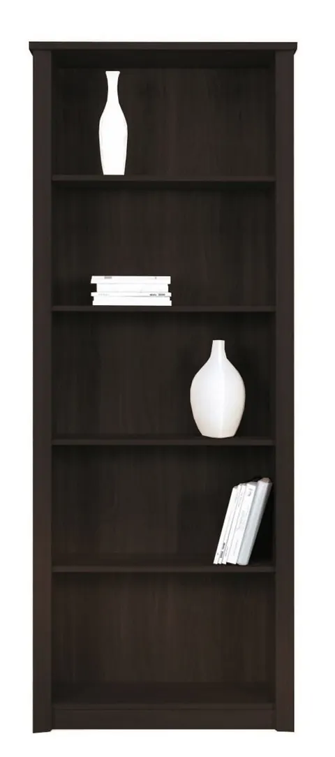 Regał FINEZJA F1 Szeroki 80 cm Wysoki 202 cm Dąb Sonoma Czekolada Do Salonu