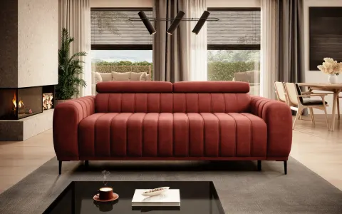 Sofa GANDI 140 Regulowany Zagłówek Włoska Funkcja Spania