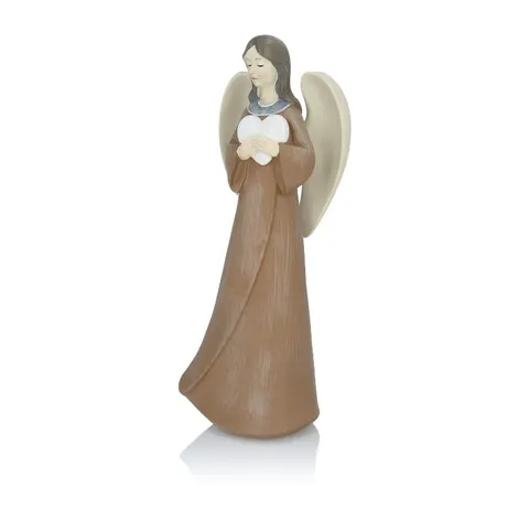 Figurka anioła z sercem – 23 cm
