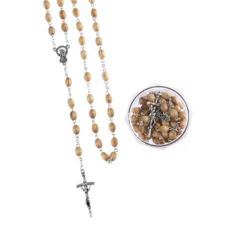 Różaniec drewniany 8 mm – w pudełku
