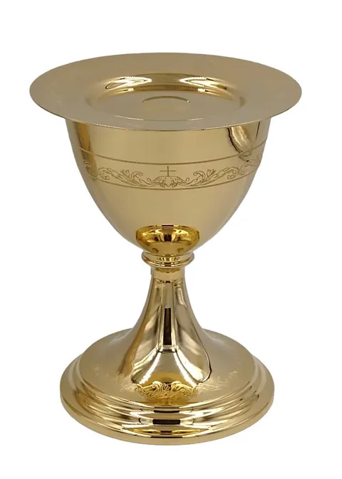 Kielich grawerowany z pateną S-039S