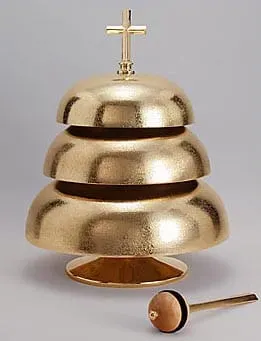 Gong mosiężny odlewany - trójdźwiękowy 043 / S-024
