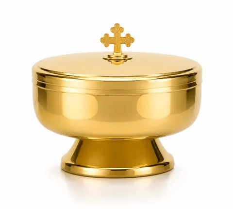 Puszka liturgiczna mała na komunikanty 557
