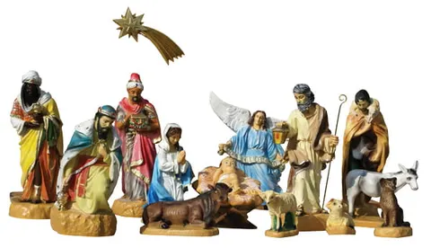 Figury do szopki Bożonarodzeniowej - 14 elementów 50 cm/SI 302