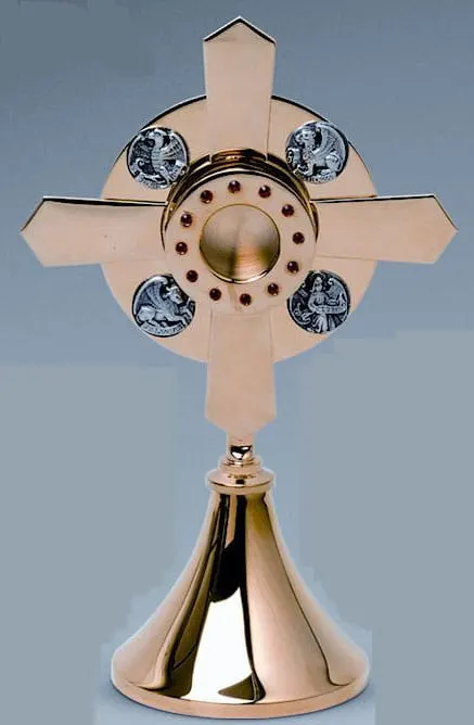 Relikwiarz z symbolami 4 Ewangelistów D/595