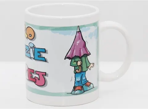 Kubek porcelanowy "Jutro będzie lepiej".