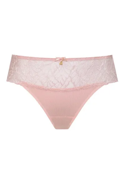 Samanta - Stringi Amelia C400 pudrowy L Różowy