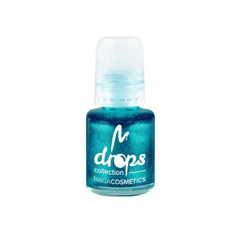 MAGA DROPS Lakier do paznokci 202 TRANSPARENTNY NIEBIESKI, 6 ml