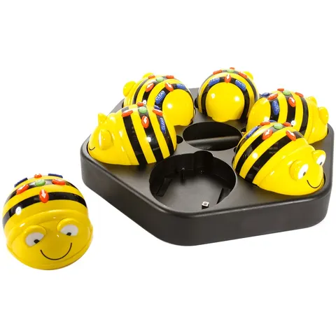 Bee-Bot 6szt. ze stacją ładującą - Robot zabawka