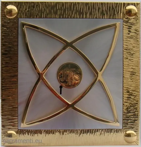 Tabernakulum mosiężne TB042