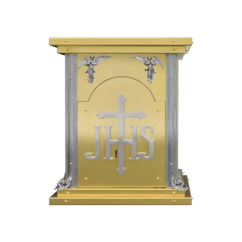 Tabernakulum mosiężne IHS PB/0737