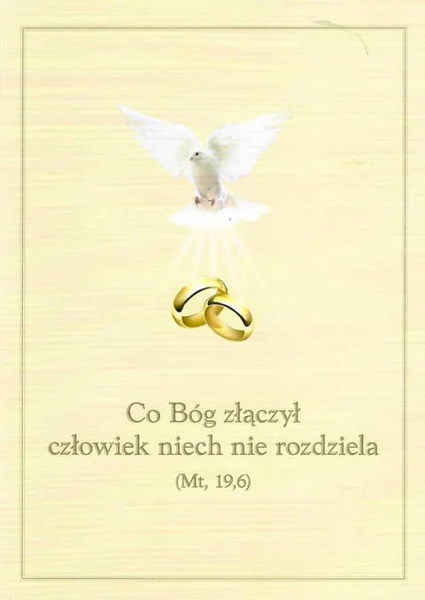 Teczka A5 "Co Bóg złączył...."