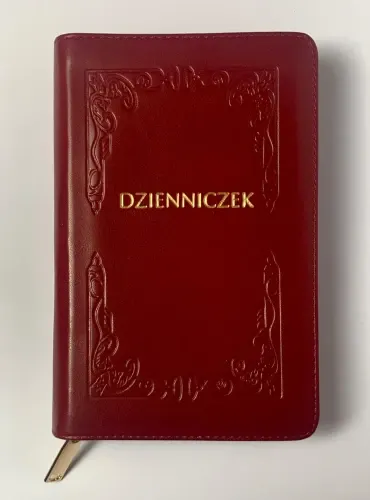 Dzienniczek s. Faustyny (mały bordowy)