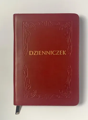 Dzienniczek s. Faustyny (duży bordo)