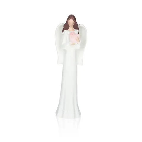 Aniołek z sercem – figurka dekoracyjna 10 cm