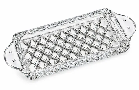 Tacka na ampułki 21 × 8,5 cm – szklana, dekoracyjna