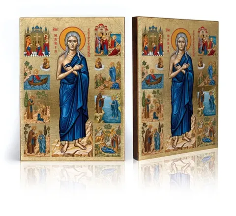 Ikona z certyfikatem Święta Maria Egipcjanka